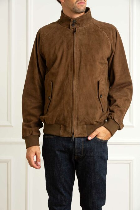 BARACUTA-GIUBBINO G9 SUEDE-BARBRCPS0939UT2623 DARKOLIVE 54