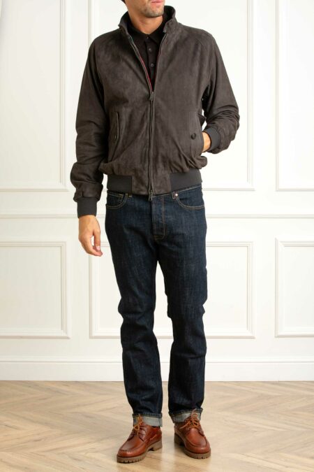 BARACUTA-GIUBBINO G9 SUEDE-BARBRCPS0939UT2623 SKY 50