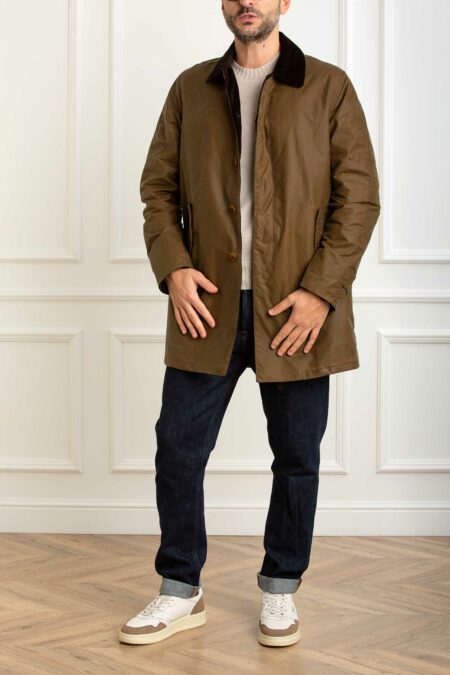 BARACUTA-TRENCH COAT WAX-BARBRCPS1157UT2743 TAN XL
