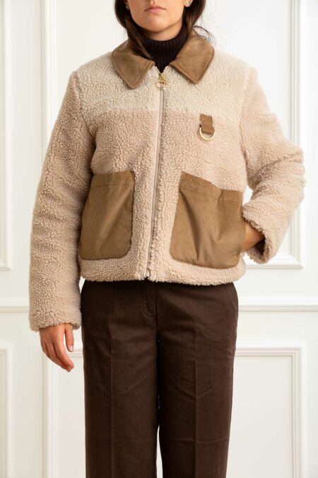 BARBOUR-GIUBBINO MALENA FLEECE DONNA-BBLFL0080LFL NATURAL 42