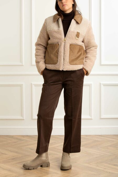 BARBOUR-GIUBBINO MALENA FLEECE DONNA-BBLFL0080LFL NATURAL 42