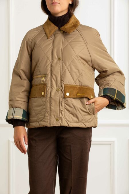 BARBOUR-GIUBBINO MARTHA QUILTED DONNA-BBLQU1840LQU MILITARY 42