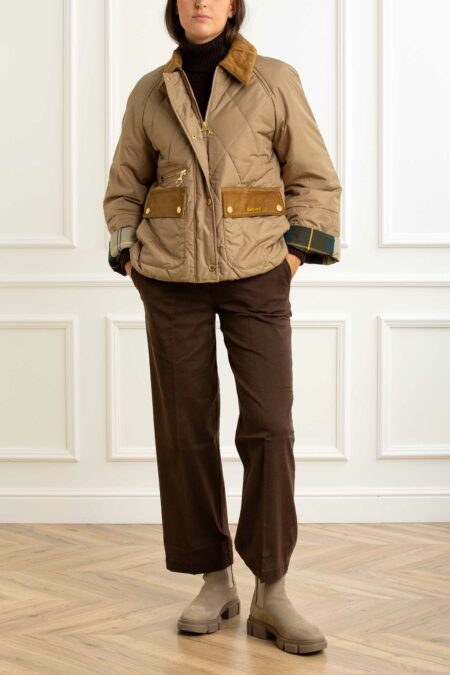BARBOUR-GIUBBINO MARTHA QUILTED DONNA-BBLQU1840LQU MILITARY 42