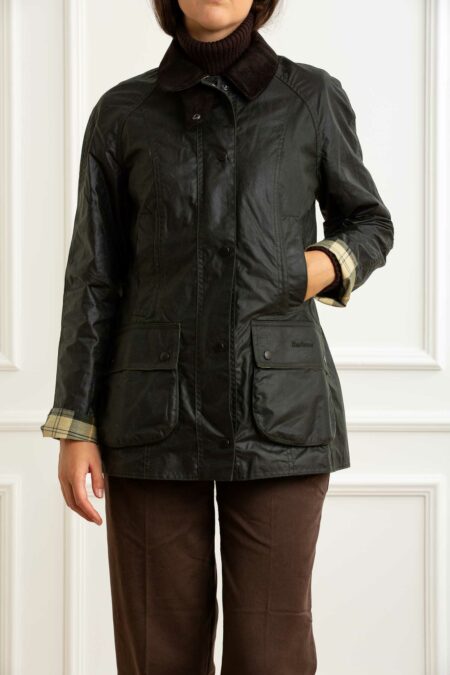 BARBOUR-GIUBBINO BEADNELL WAX DONNA-BBLWX0667LWXA25 SAGE 42