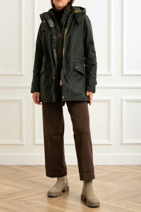 BARBOUR-GIUBBINO CANNICH WAX DONNA-BBLWX1179LWXA25 SAGE 44
