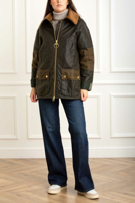BARBOUR-GIUBBINO ALLERSTON WAX DONNA-BBLWX1396LWX OLIVE 40