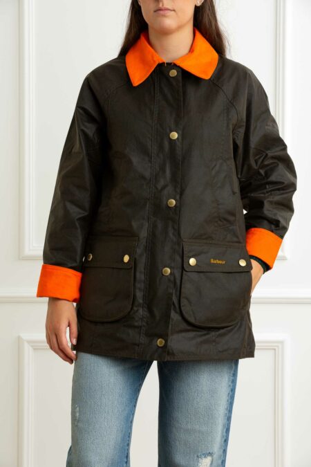 BARBOUR-GIUBBINO ICONS MODERN BEADNELL DONNA-BBLWX1492LWX OLIVE 42