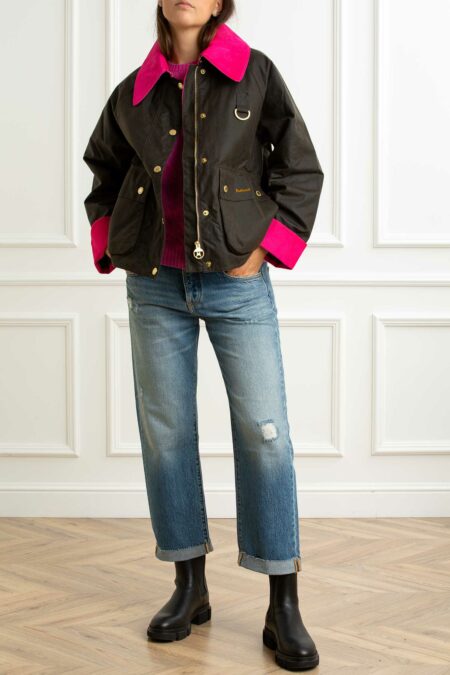 BARBOUR-GIUBBINO ICONS SPEY WAX DONNA-BBLWX1515LWX OLIVE 40