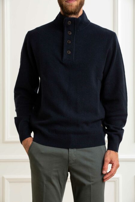 BARBOUR-MAGLIA M/ZIP UOMO-BBMKM0585MKN NAVY M