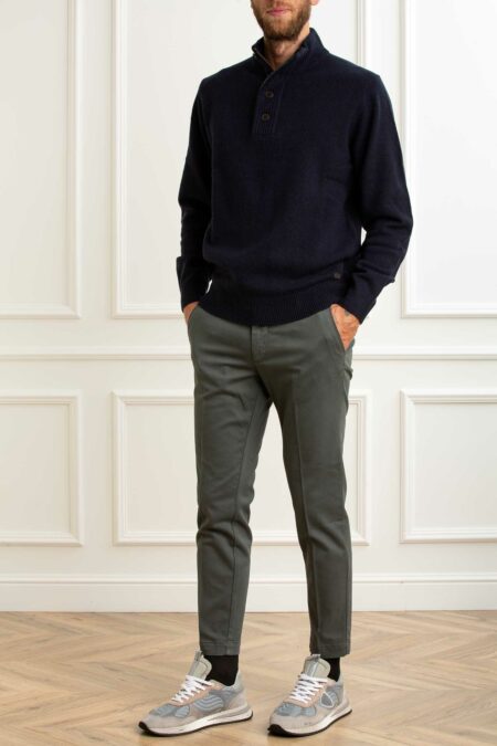 BARBOUR-MAGLIA M/ZIP UOMO-BBMKM0585MKN NAVY M