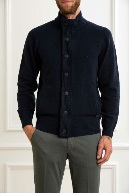 BARBOUR-MAGLIA CARDIGAN UOMO-BBMKN0731MKNA25 NAVY XL