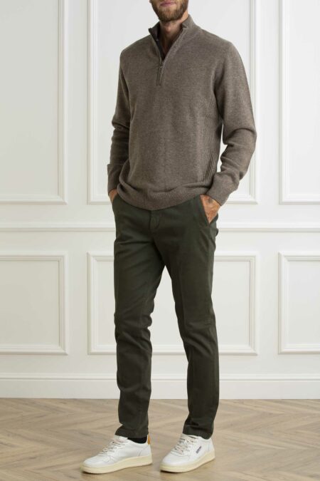 BARBOUR-MAGLIA HOLDEN HALF ZIP-BBMKN0837MKN MILITARY M