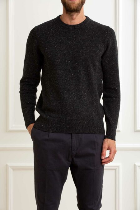 BARBOUR-MAGLIA GIROC. UOMO-BBMKN0844MKNA25 BLACK XL