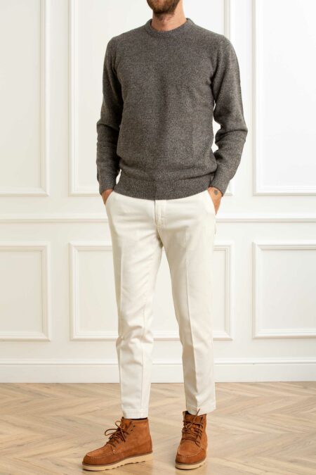 BARBOUR-MAGLIA GIROC. UOMO-BBMKN0844MKNA25 FOG XL