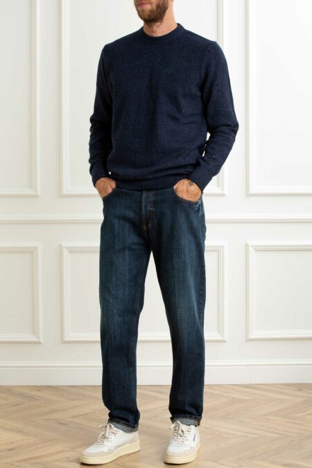 BARBOUR-MAGLIA GIROC. UOMO-BBMKN0844MKNA25 NAVY XXL