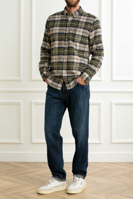 BARBOUR-CAMICIA UOMO-BBMSH5014MSH FOREST XL