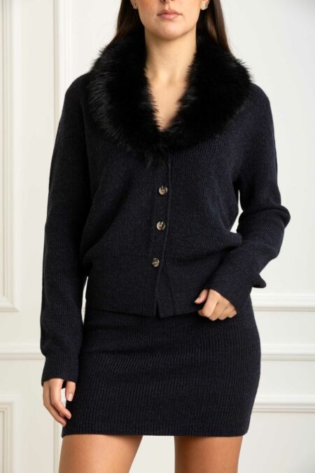 BLUGIRL-CARDIGAN MAGLIA COSTA INGLESE-BGRF5050MA500 DARKBLUE XS