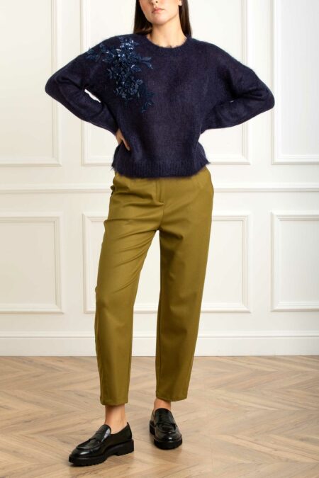 BLUGIRL-MAGLIA MOHAIR-BGRF5082MS037 NIGHT S