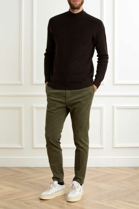 GRAN SASSO-MAGLIA LUPETTO M/L-GR2411824601A25 MORO 52