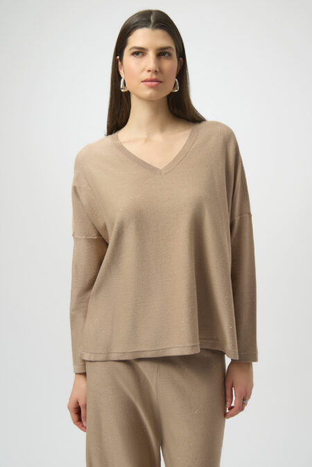 JOSEPH RIBKOFF-TOP DONNA-JOS244921F25 FAWN S