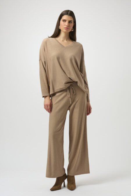 JOSEPH RIBKOFF-PANTALONE DONNA-JOS244922F25 FAWN S