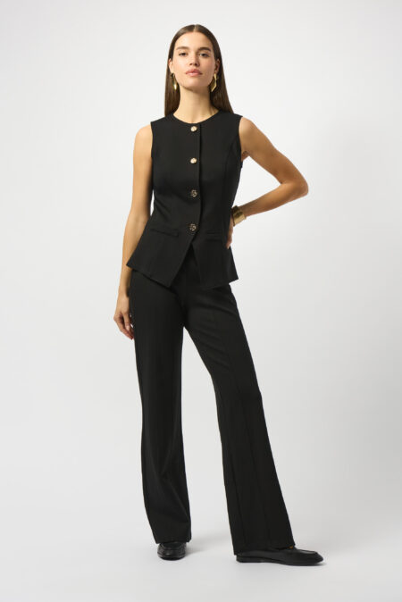 JOSEPH RIBKOFF-GILET DONNA-JOS253156 NERO 48