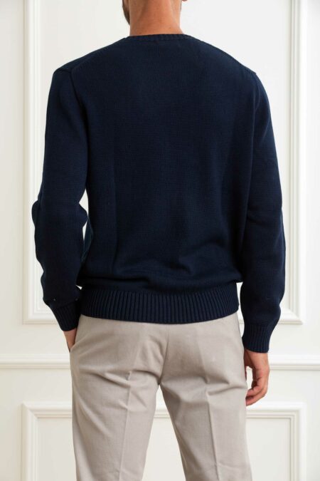 RALPH LAUREN-MAGLIA GIROC.LSCNPP7GG-LONG SLEEVE-SWEATER-RL810846A5 NAVY XXL