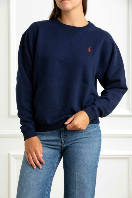 RALPH LAUREN-FELPA GIROC.LONG SLEEVE SWEATSHIRT-RL943006 NAVY L