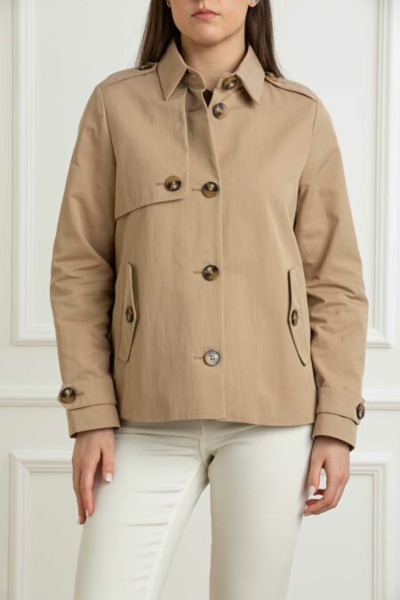 ALESSIA SANTI-GIACCA-AS611SD35039 CAPPUCCINO 42