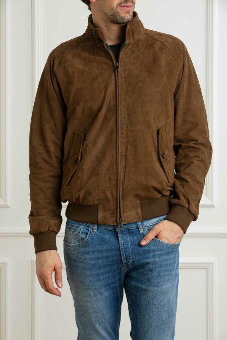 BARACUTA-GIUBBINO G9 SUEDE-BARBRCPS0939UT2623P6 OLIVE 54