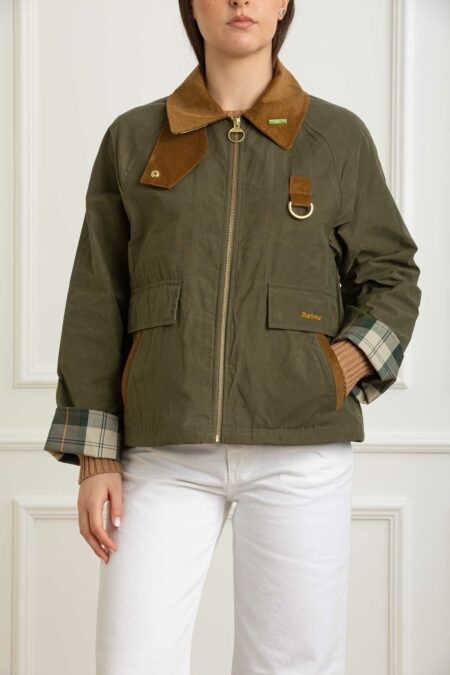 BARBOUR-GIUBBINO ICONS SPEY SHOWERPROOF-BBLSP0311LSP GREEN 44