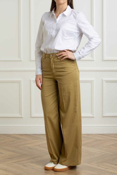 CRUNA-PANTALONE WIDE LEGGED-CRUTAYLOR2600 OLIO 44