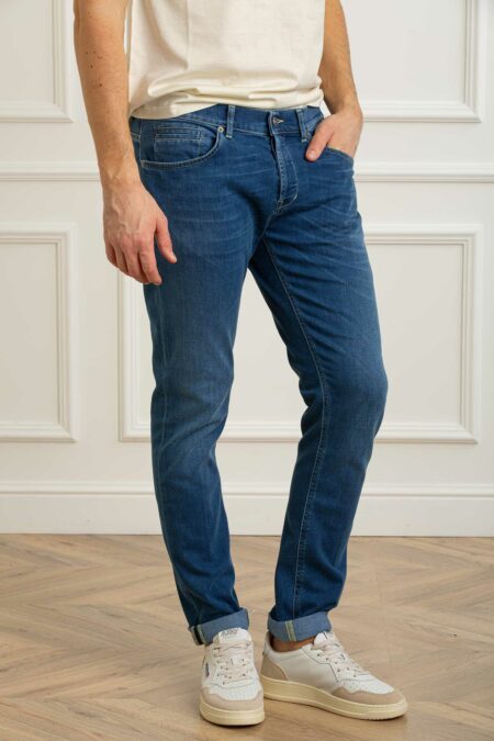 DONDUP-JEANS 5TASCHE SKINNY GEORGE-DDUP232DS0389UMN2 BLU 38