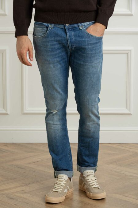 DONDUP-JEANS 5TASCHE SKINNY GEORGE-DDUP232DSH365UMA4 BLU 36