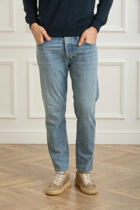 DONDUP-JEANS 5TASCHE CARROT BRIGHTON-DDUP434DFH269UJ39 BLU 36