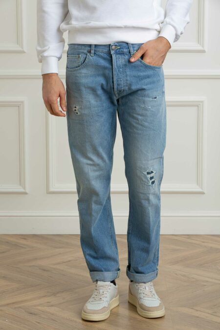 DONDUP-JEANS 5TASCHE REGULAR BRAY-DDUP671DF0283ULZ8 BLU 36