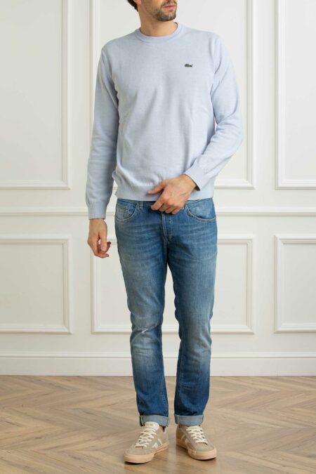 LACOSTE-MAGLIA UOMO ML-LCAH0128P26 AZZURRO 6