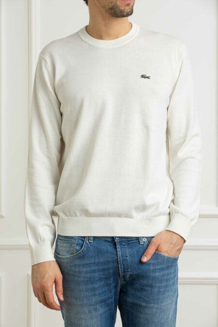 LACOSTE-MAGLIA UOMO ML-LCAH0128P26 BIANCO 5