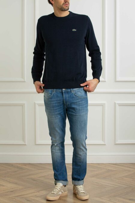 LACOSTE-MAGLIA UOMO ML-LCAH0128P26 BLU 7