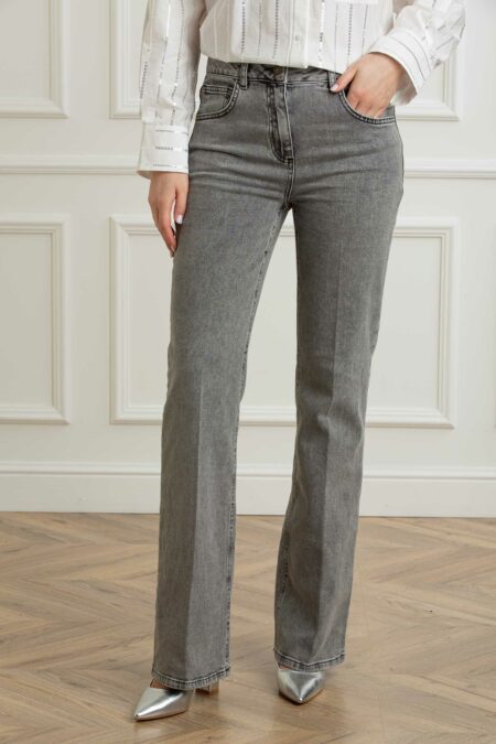 PENNY BLACK-JEANS FLARE-PBBOOTCUTP26 GRIGIO 48