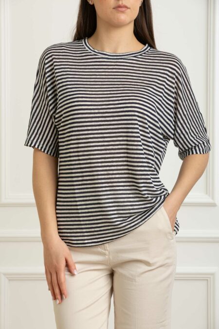 PEUTEREY-T/SHIRT DONNA PED5343-PYCOSTANTINELINRIG01 BLU XS