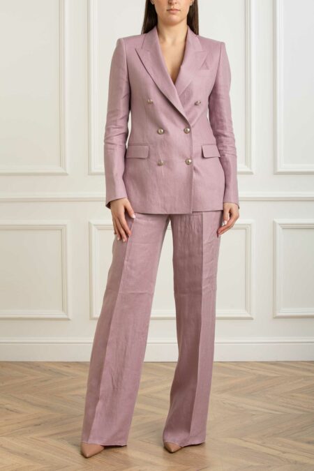 TAGLIATORE-TAYLOR DOPPIO P 100% LINO-TATPARIGI10BAD MALVA 44